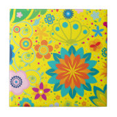 Flippiges Blumen Fliese (Vorderseite)