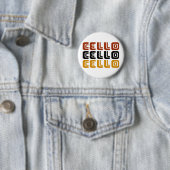 Flippiges Cello-Trio-Geschenk Button (Beispiel)