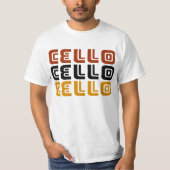 Flippiges Cello-Trio-Geschenk T-Shirt (Vorderseite)