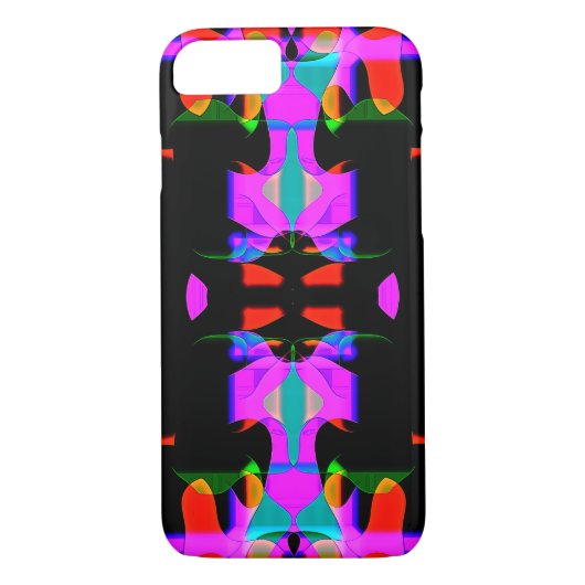 Flippiges cooles buntes Top Design für Case-Mate iPhone Hülle (Rückseite)