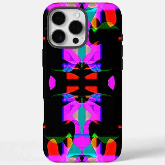 Flippiges cooles buntes Top Design für Case-Mate iPhone Hülle (Rückseite)