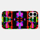 Flippiges cooles buntes Top Design für Case-Mate iPhone Hülle (Rückseite (Horizontal))