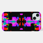 Flippiges cooles buntes Top Design für iPhone Hülle (Rückseite (Horizontal))