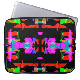 Flippiges cooles buntes Top Design für Laptopschutzhülle