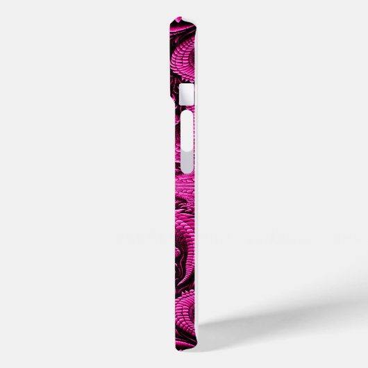 Flippiges cooles Kroko Top Design für Case-Mate iPhone Hülle (Rückseite / Links)