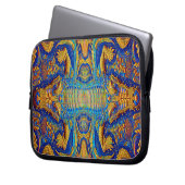 Flippiges cooles Kroko Top Design für Laptopschutzhülle (Vorderseite Links)