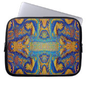 Flippiges cooles Kroko Top Design für Laptopschutzhülle (Vorderseite)