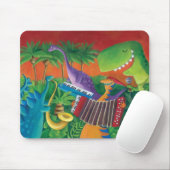 Flippiges Dinosaurier-Band Mousepad (Mit Mouse)