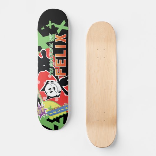 Flippiges Felix Skateboard (Vorderseite)