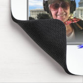 Flippiges Fraulien geht nach Washington Mousepad (Ecke)
