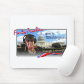 Flippiges Fraulien geht nach Washington Mousepad (Mit Mouse)