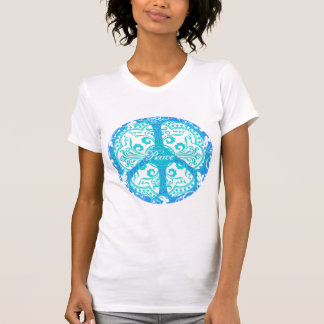 Flippiges Friedenszeichen T-Shirt