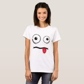 Flippiges Gesicht T-Shirt (Vorne ganz)