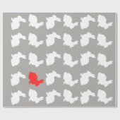 Flippiges Häschen-Packpapier Geschenkpapier (Flach)