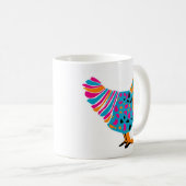 Flippiges helles Huhn Kaffeetasse (VorderseiteRechts)