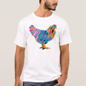 Flippiges helles Huhn T-Shirt (Vorderseite)