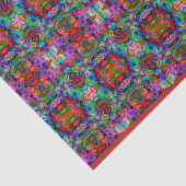 Flippiges Kaleidoskop-Muster Seidenpapier (Ausschnitt)