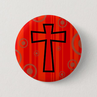 Flippiges Kreuz Button