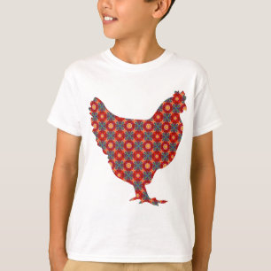Flippiges modernes Huhn T-Shirt