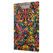 Flippiges Muster Klemmbrett (Links)