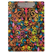 Flippiges Muster Klemmbrett (Vorderseite)