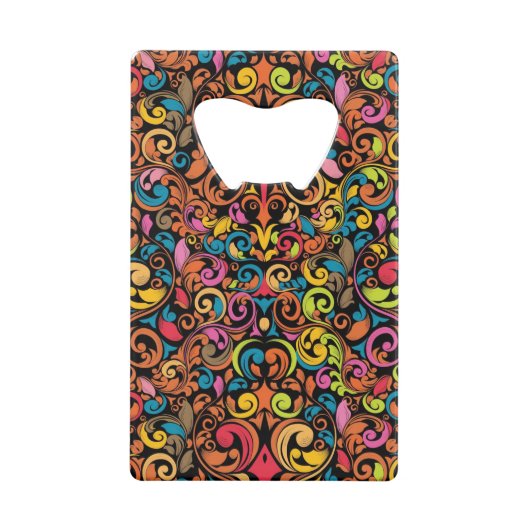 Flippiges Muster Kreditkartenflaschenöffner (Rückseite)