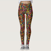 Flippiges Muster Leggings (Vorderseite)