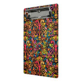 Flippiges Muster Mini Klemmbrett (Gewinkelt2)