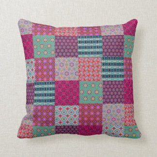 Flippiges Muster-Patchwork-Steppdecken-Kissen Kissen