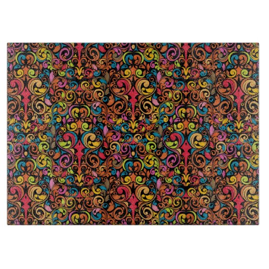 Flippiges Muster Schneidebrett (Vorderseite)