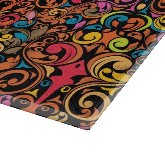 Flippiges Muster Schneidebrett (Ecke)