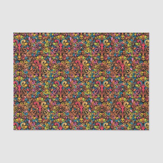 Flippiges Muster Seidenpapier (Vorderseite)