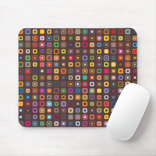 Flippiges PolkaSquare Mousepad (Mit Mouse)