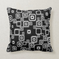 Flippiges Retro Schwarzweiss-Muster