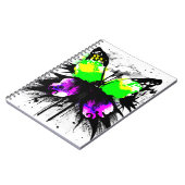 Flippiges Schmetterlings-Notizbuch Notizblock (Linke Seite)