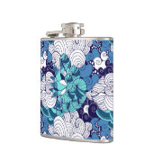 Flippiges Seashell-Muster Flachmann (Links)