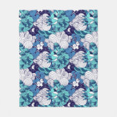 Flippiges Seashell-Muster Fleecedecke (Vorderseite)