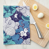 Flippiges Seashell-Muster Handtuch (Viertel Falte)