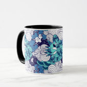 Flippiges Seashell-Muster Tasse (Vorderseite Links)