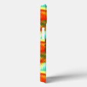 Flippiges, vibrierendes Regenbogen-Monogramm Case-Mate iPhone Hülle (Rückseite / Rechts)