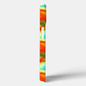 Flippiges, vibrierendes Regenbogen-Monogramm Case-Mate iPhone Hülle (Rückseite / Rechts)