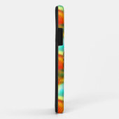 Flippiges, vibrierendes Regenbogen-Monogramm Case-Mate iPhone Hülle (Hinten/Rechts)