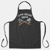 Flippin Phantastisch PawPaw GRILLEN Grandpa Custom Schürze (Vorderseite)
