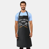 Flippin Phantastisch PawPaw GRILLEN Grandpa Custom Schürze (Getragen)