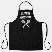Flippin Phantastisch Spatula Funny Black Grilling Schürze (Vorderseite)