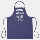 Flippin Phantastisch Spatula Funny Navy Blue Grill Schürze (Vorderseite)