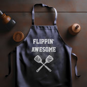 Flippin Phantastisch Spatula Funny Navy Blue Grill Schürze