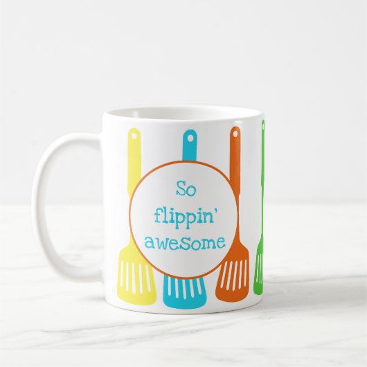 Flippin' phantastisches Design mit hellen Flippern Kaffeetasse (Links)