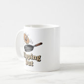 Flipping Out | Küchenchaos-Stimmung Kaffeetasse (Vorderseite Links)