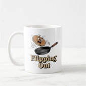 Flipping Out | Küchenchaos-Stimmung Kaffeetasse (Links)